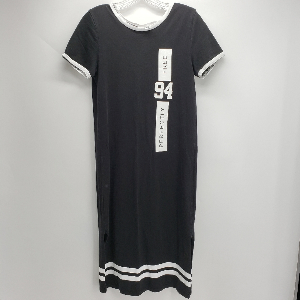 Divided | Long Dress | Black/White